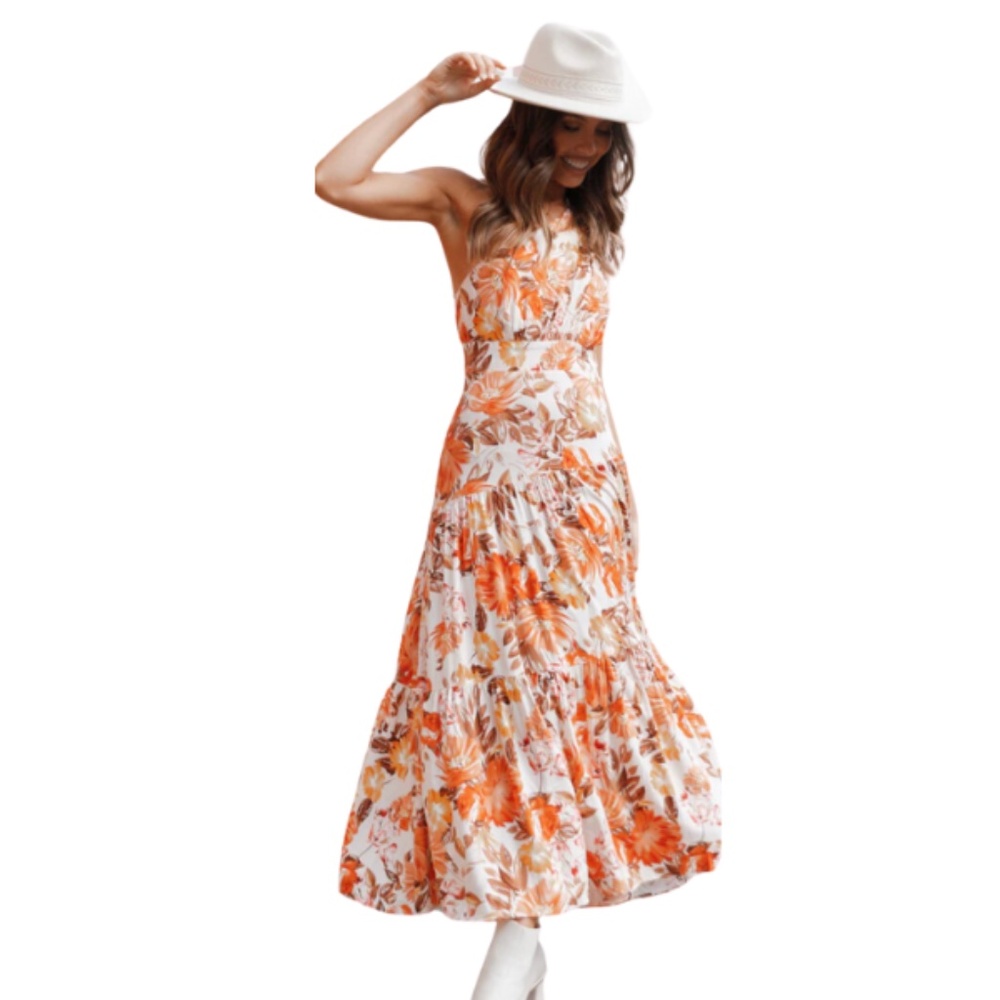 Petal and Pup Marietta One Shoulder Maxi dress SZ 12